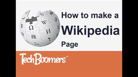 how to make yourself a wikipedia page|A Step